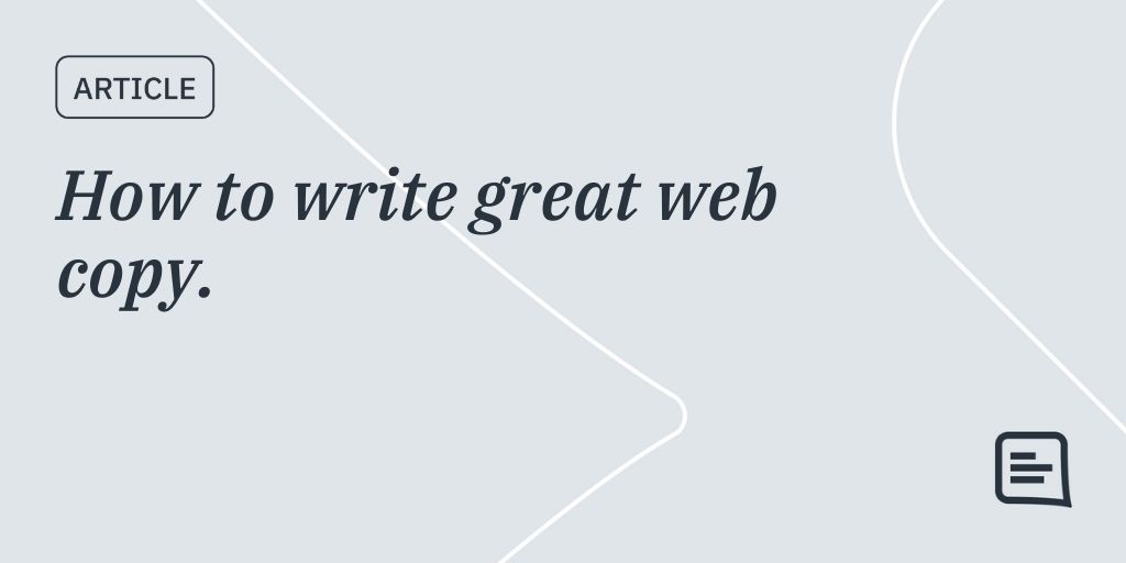 How To: Write Great Web Copy | Supercool free download how to write great copy for the web